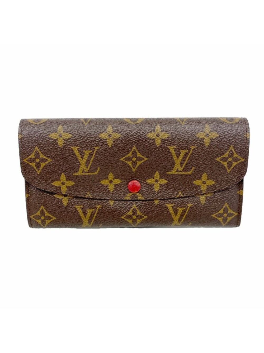 Louis Vuitton Wallet Monogram Portefeuille Emily Brown Rouge
